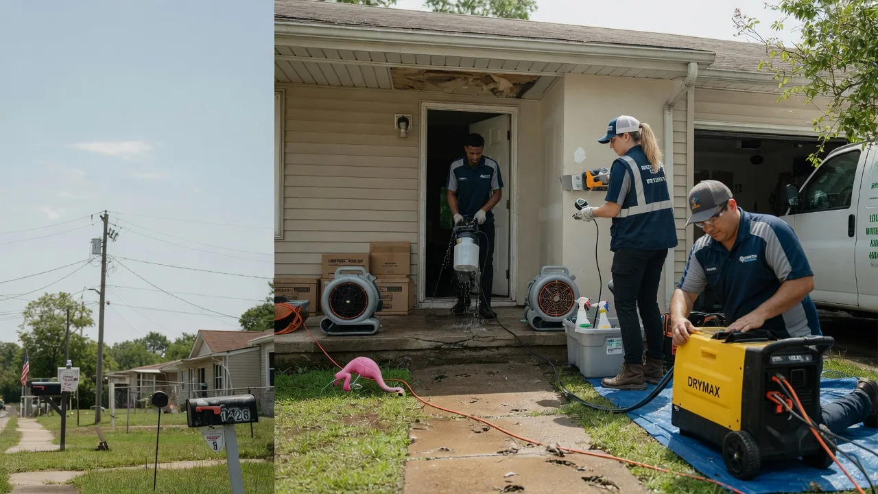 Storm Damage Water Removal in Evansville, IN near me